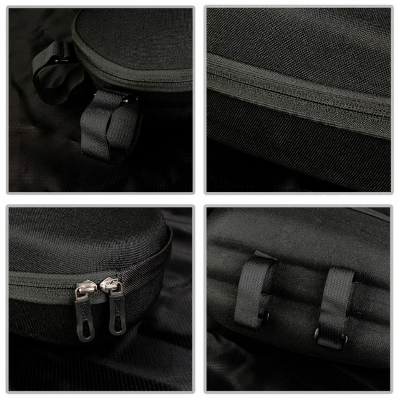 Waterproof Hard Shell Bag for Xiaomi No.9 Electric Scooter - Front Storage for Folding Car - Black