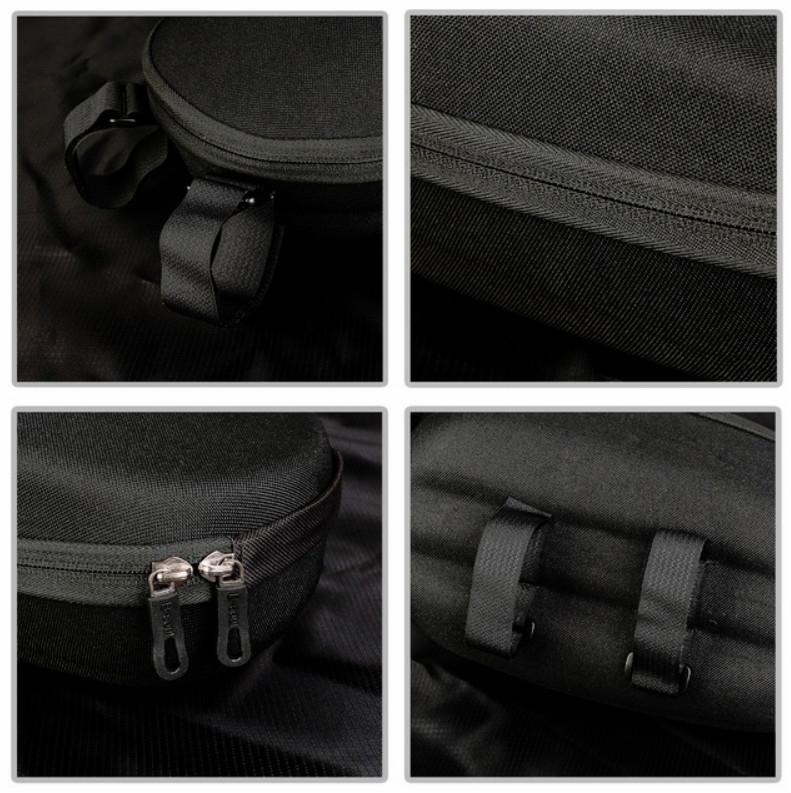 Waterproof Hard Shell Bag for Xiaomi No.9 Electric Scooter - Front Storage for Folding Car - Black