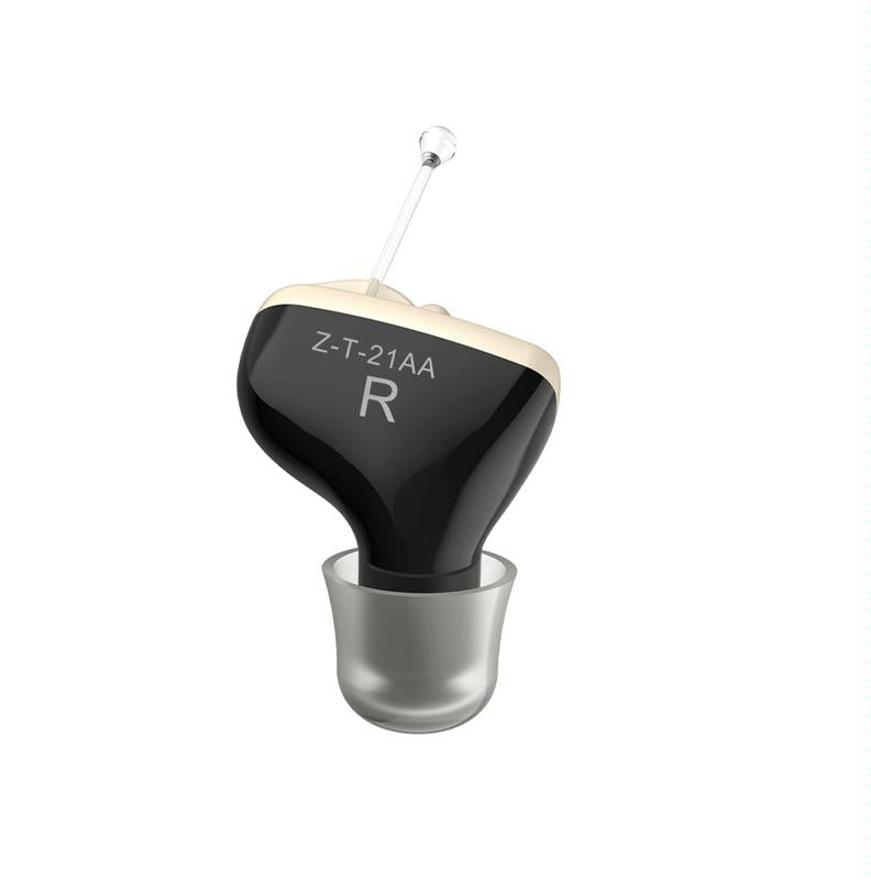 In Ear Hearing Aid For Elderly & Hearing Impaired - Blue Left Ear