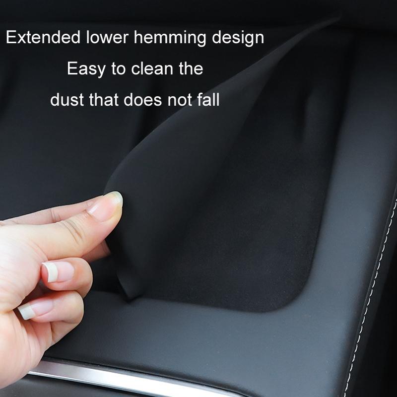 Non-slip Silicone Wireless Charging Mat for Tesla Model 3 / y - Black