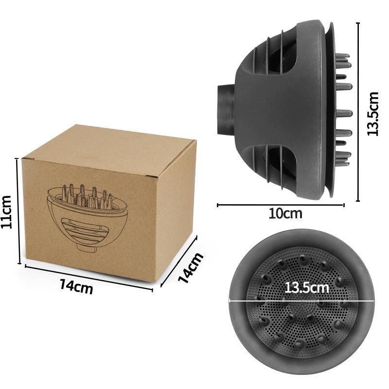 2 In 1 Diffuser For Dyson Hd01 Hd16 Hair Dryers Wave+Curl Attachment Gray