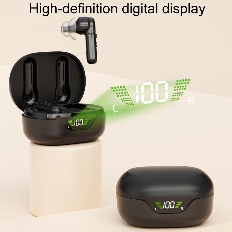 Rechargeable In Ear Hearing Aid Elderly Sound Amplifier Black