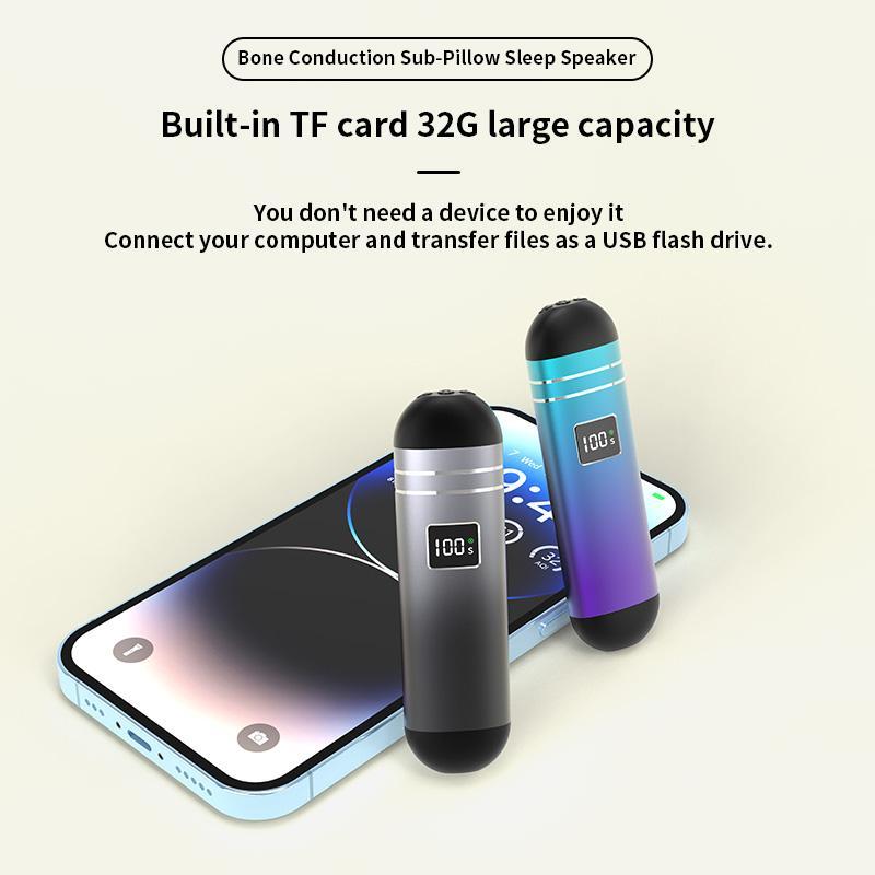 Bone Conduction Bluetooth 5.3 Sleep Speaker Qy09 - Purple