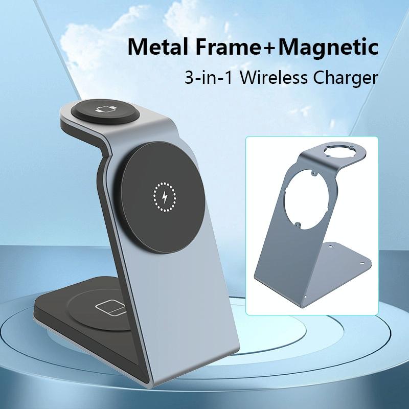 3 In 1 Magnetic Wireless Charger For Sw18 - Tarnish