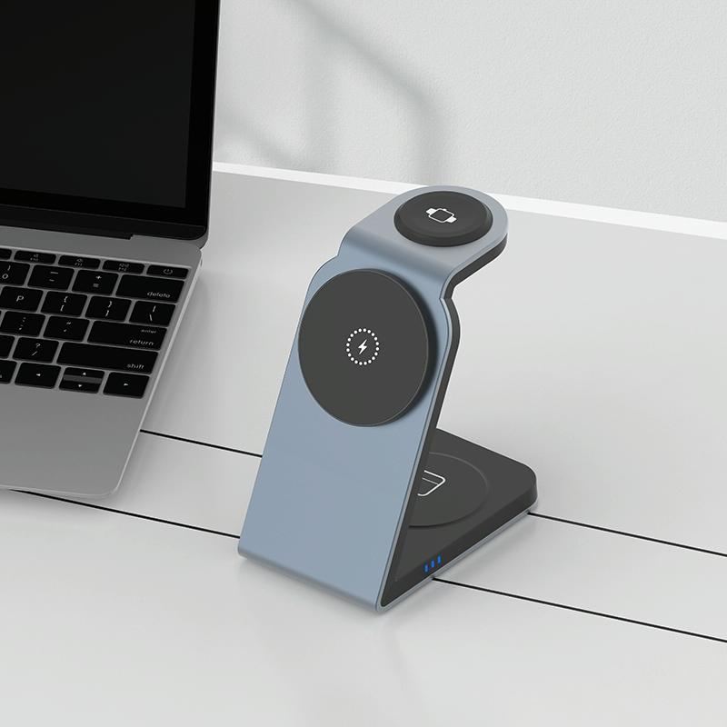3 In 1 Magnetic Wireless Charger For Sw18 - Tarnish