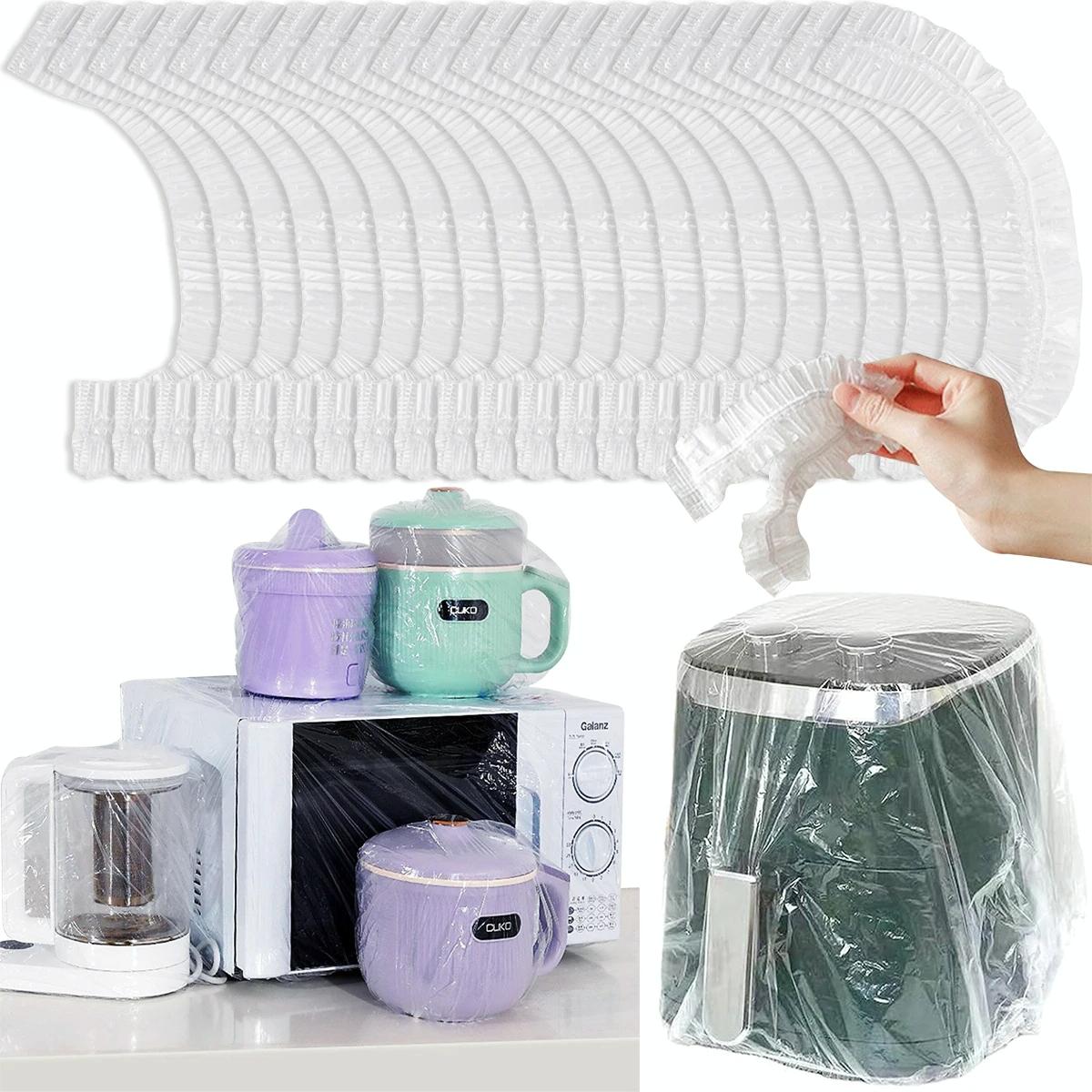 10-pack Disposable Dust Covers for Electric Cooker and Oven - 120x120cm White - 60X70Cm