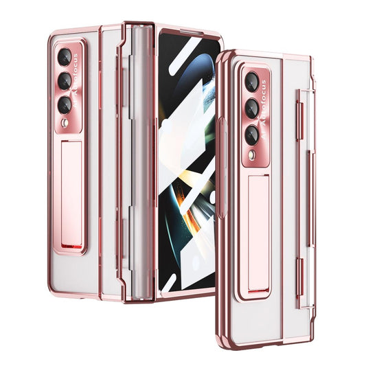 For Samsung Galaxy Z Fold4 5G Phantom Series Folding Case - Rose Gold