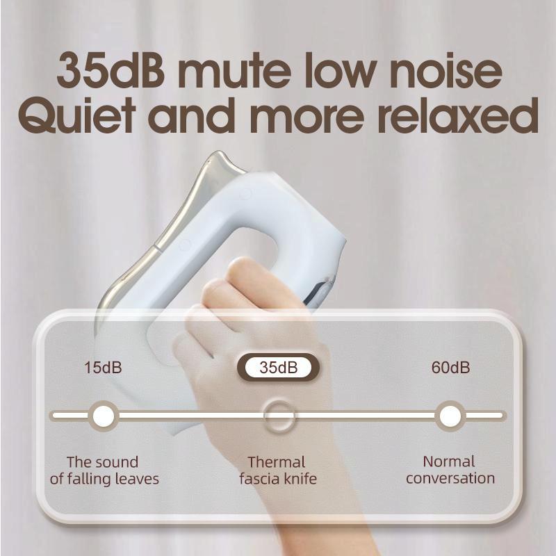 Electric Heating Ems Meridian Dredge Fascia Knife Pain Relief Tool - Black