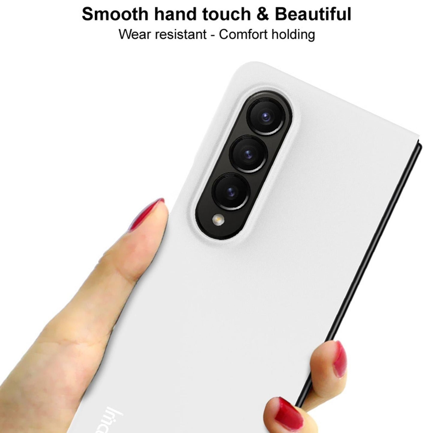 For Samsung Galaxy Z Fold4 5G Imak Js 2 Series Vibrant Case - White