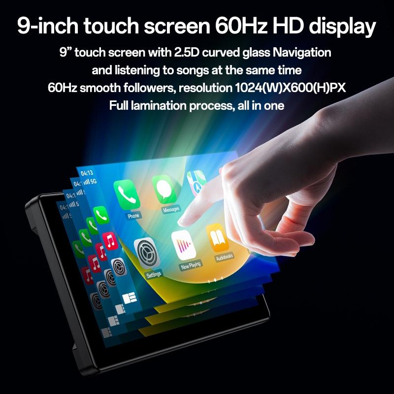 9 Inch Carplay Navigation & Recorder Black