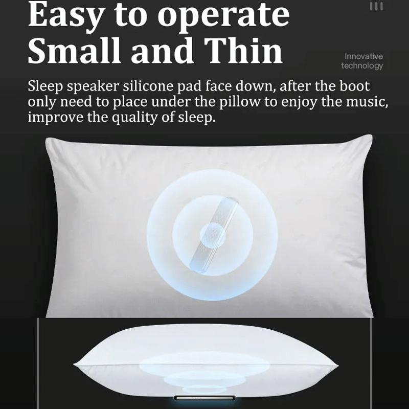 Portable Bone Conduction Sleep Speaker White Noise Aid - White