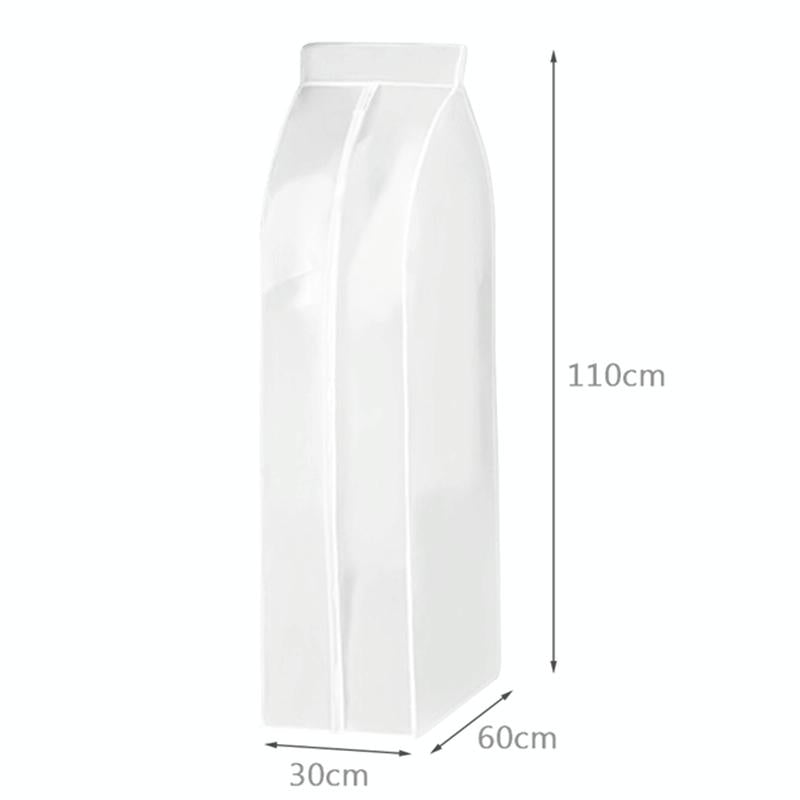 Waterproof Hanging Storage Bag for Dustproof Organization - White