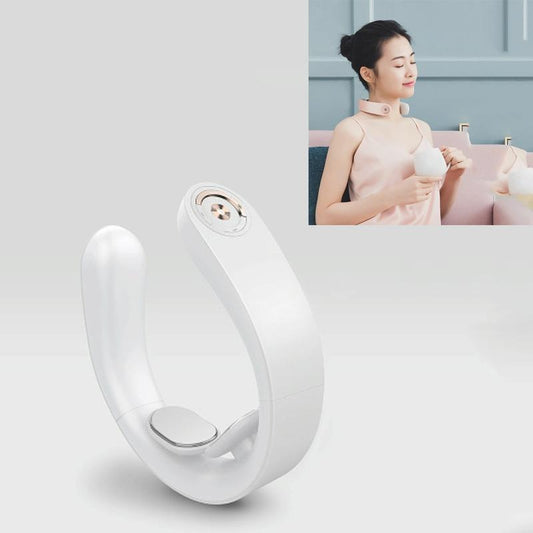 Smart Neck & Shoulder Massager Heat Therapy Multi-Function Cervical Spine Physiotherapy Pgg - White