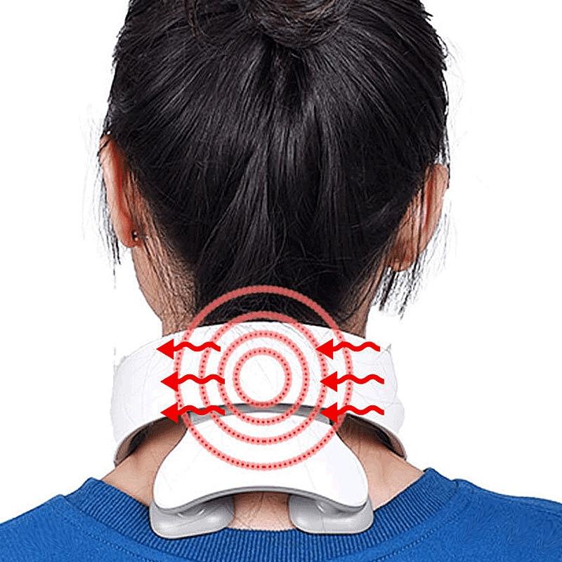 Hot Compress Shoulder & Neck Massager Four Ends