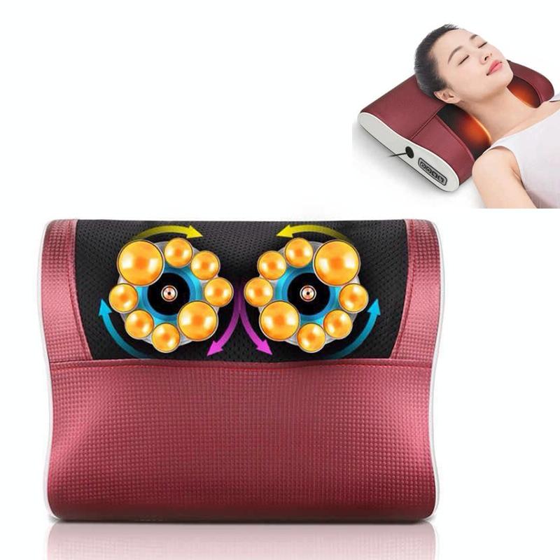 Multifunctional Electric Massage Pillow For Neck Back And Waist