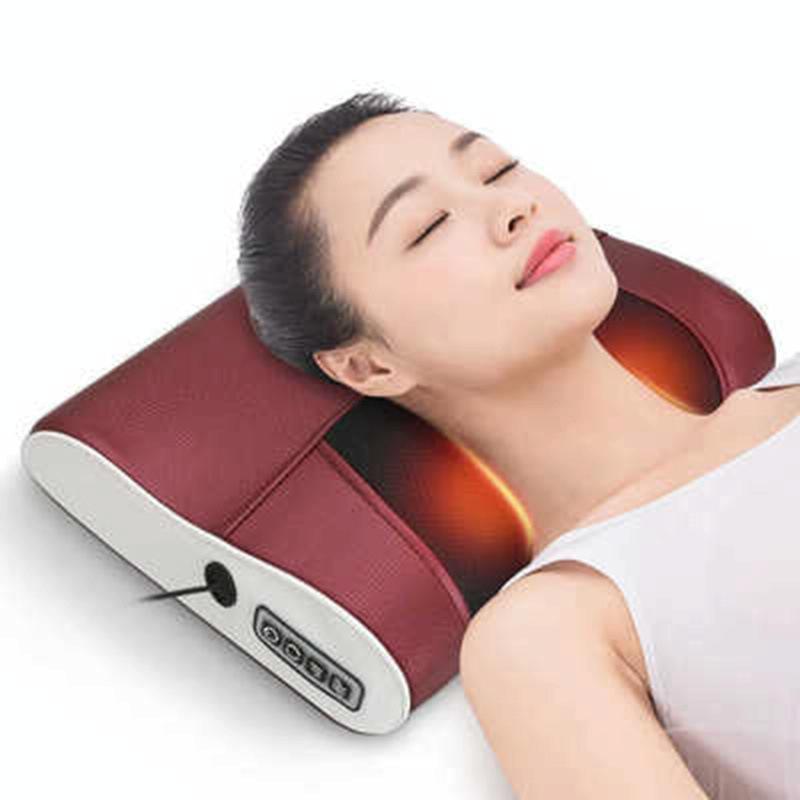 Multifunctional Electric Massage Pillow For Neck Back And Waist