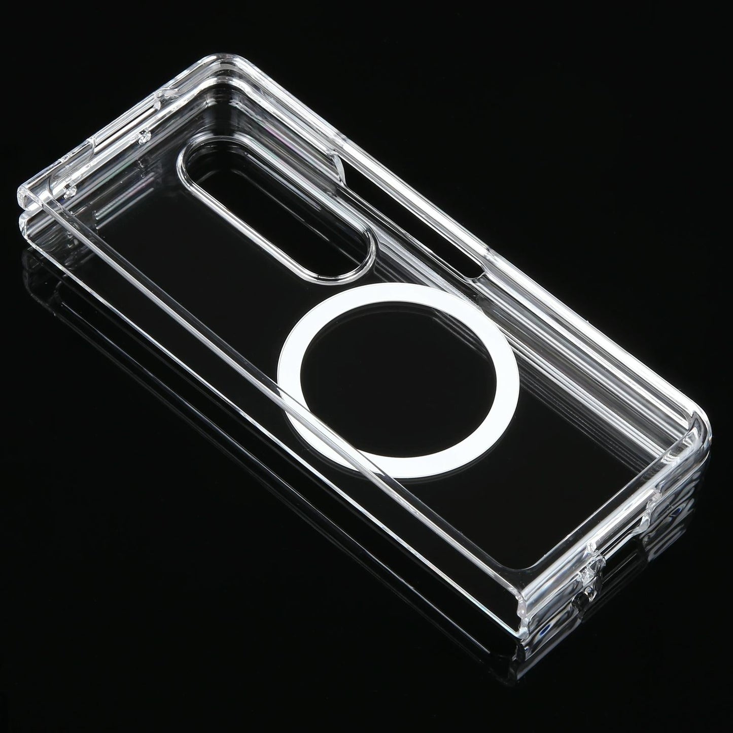For Samsung Galaxy Z Fold4 5G Shockproof Magsafe Case - Transparent