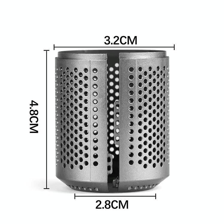 Open Design Outer Filter Cover For Hd01 / Hd03 / Hd08 / Hd15 Hair Dryer - Black