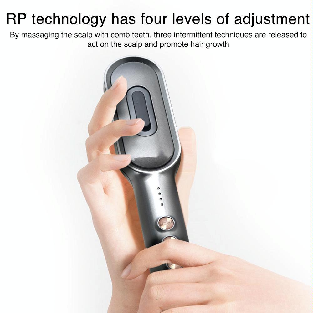 Kd3806 Ems Micro-Current Hair Care Comb - Grey