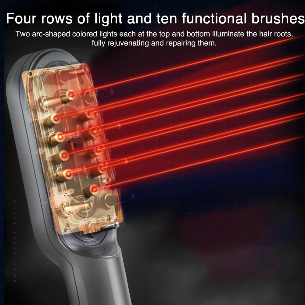 Kd3806 Ems Micro-Current Hair Care Comb - Grey