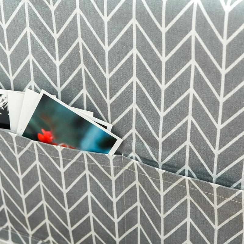 Kitchen Refrigerator and Washing Machine Dustproof Cover - 55x130cm - Gray Triangle