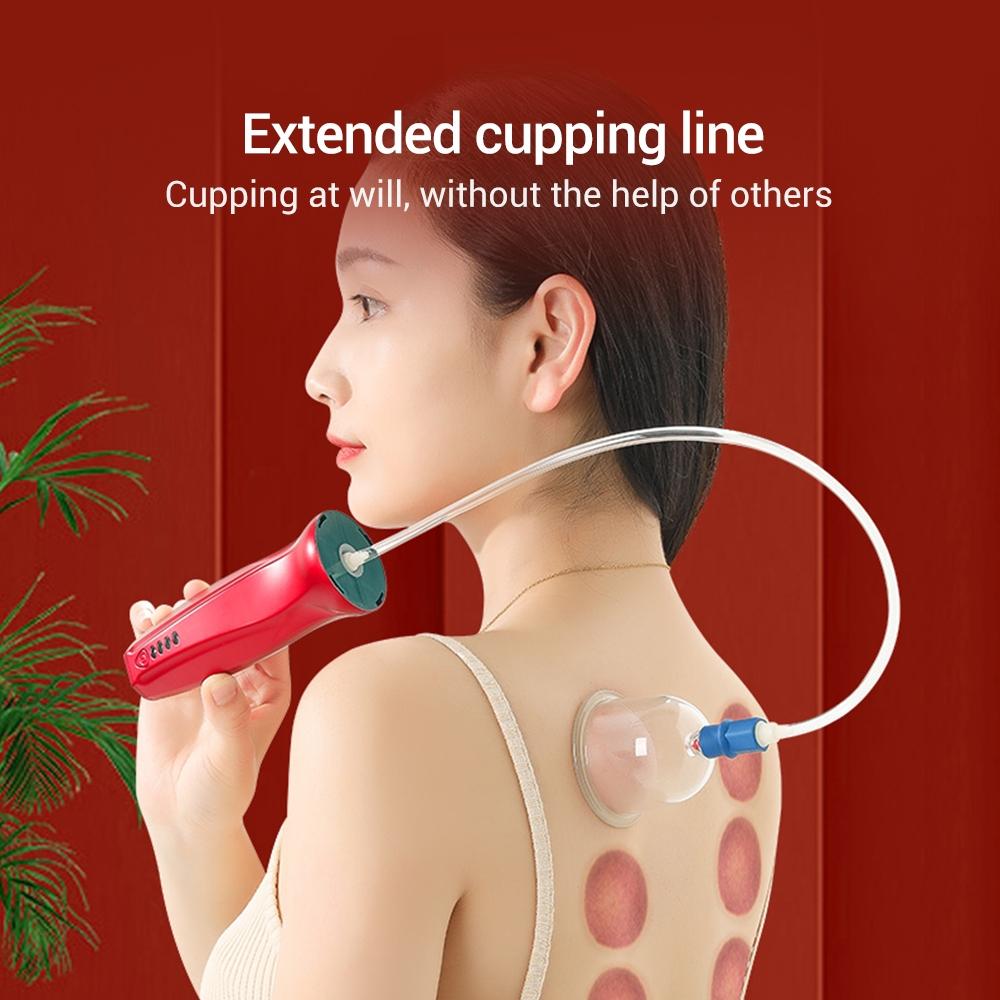 Electric Cupping Device Vacuum Massage Tool - Green