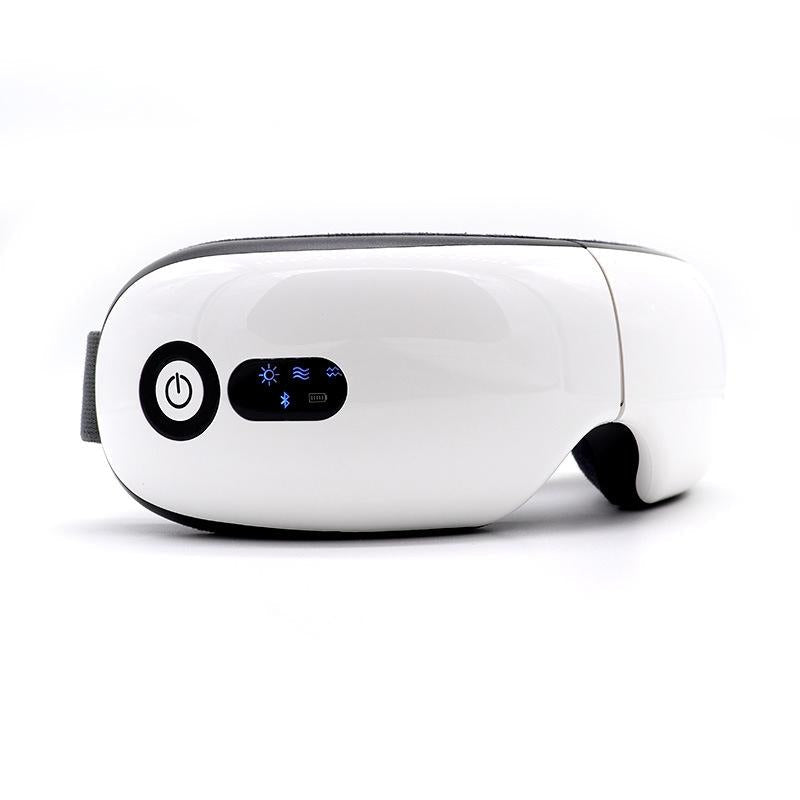 Rechargeable Eye Massager With Heat Air Pressure & Vibration - White