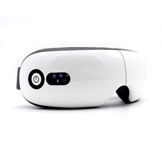 Rechargeable Eye Massager With Heat Air Pressure & Vibration - White
