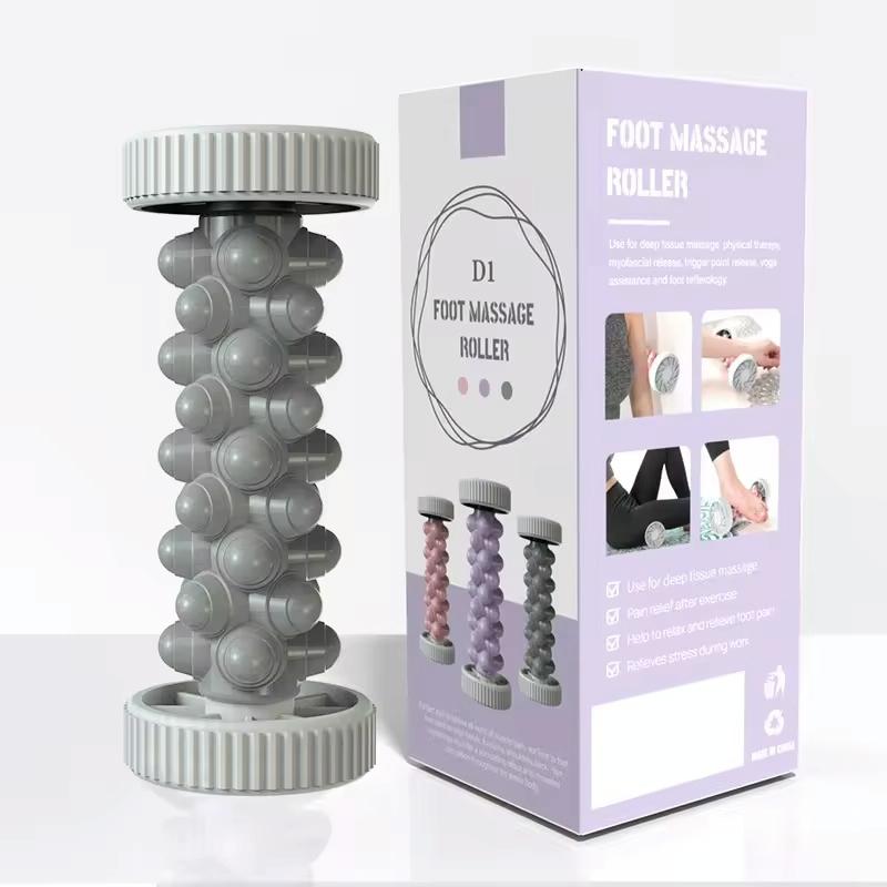 Plantar Fascia Roller For Home Fitness Muscle Relaxation Tool - Purple