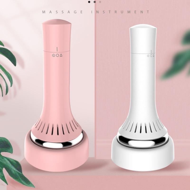 Smokeless Moxibustion Open Flame Massage Equipment - Pearl White