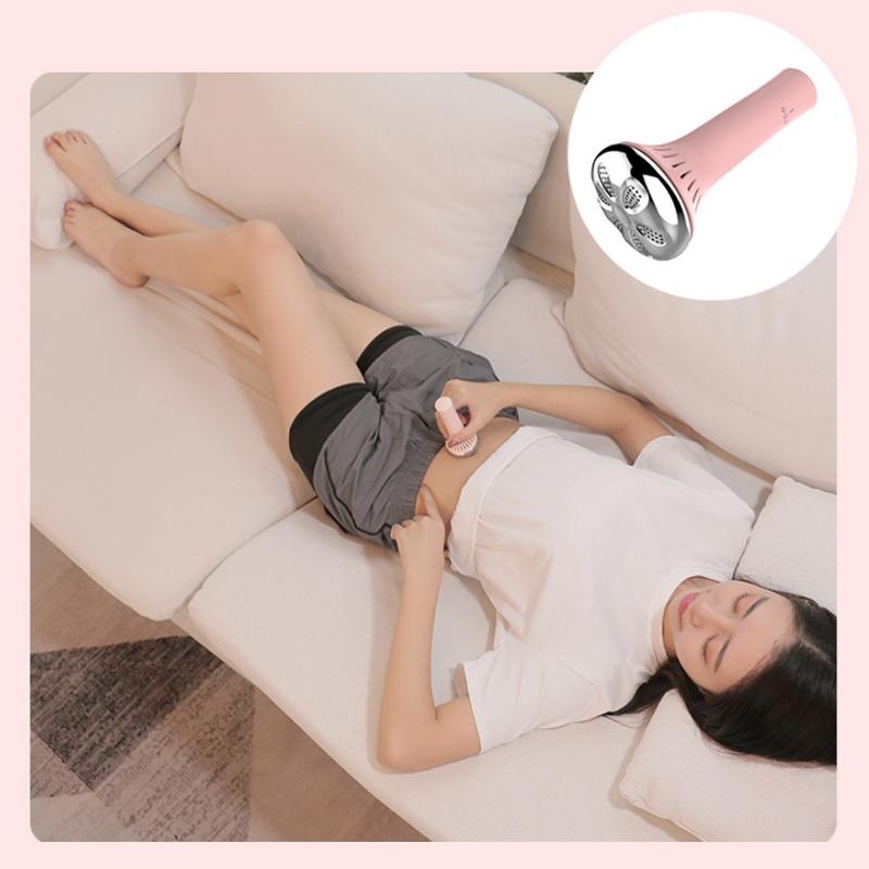 Smokeless Moxibustion Open Flame Massage Equipment - Pearl White