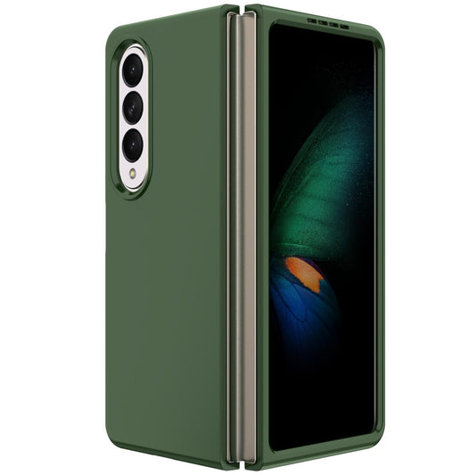 For Samsung Galaxy Z Fold4 5G Foldable Pc Case - Solid Colour - Dark Green