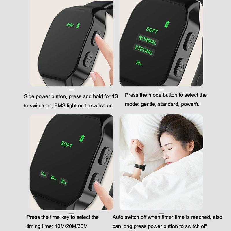 Portable Intelligent Sleep Aid Soothing Insomnia Massage - White