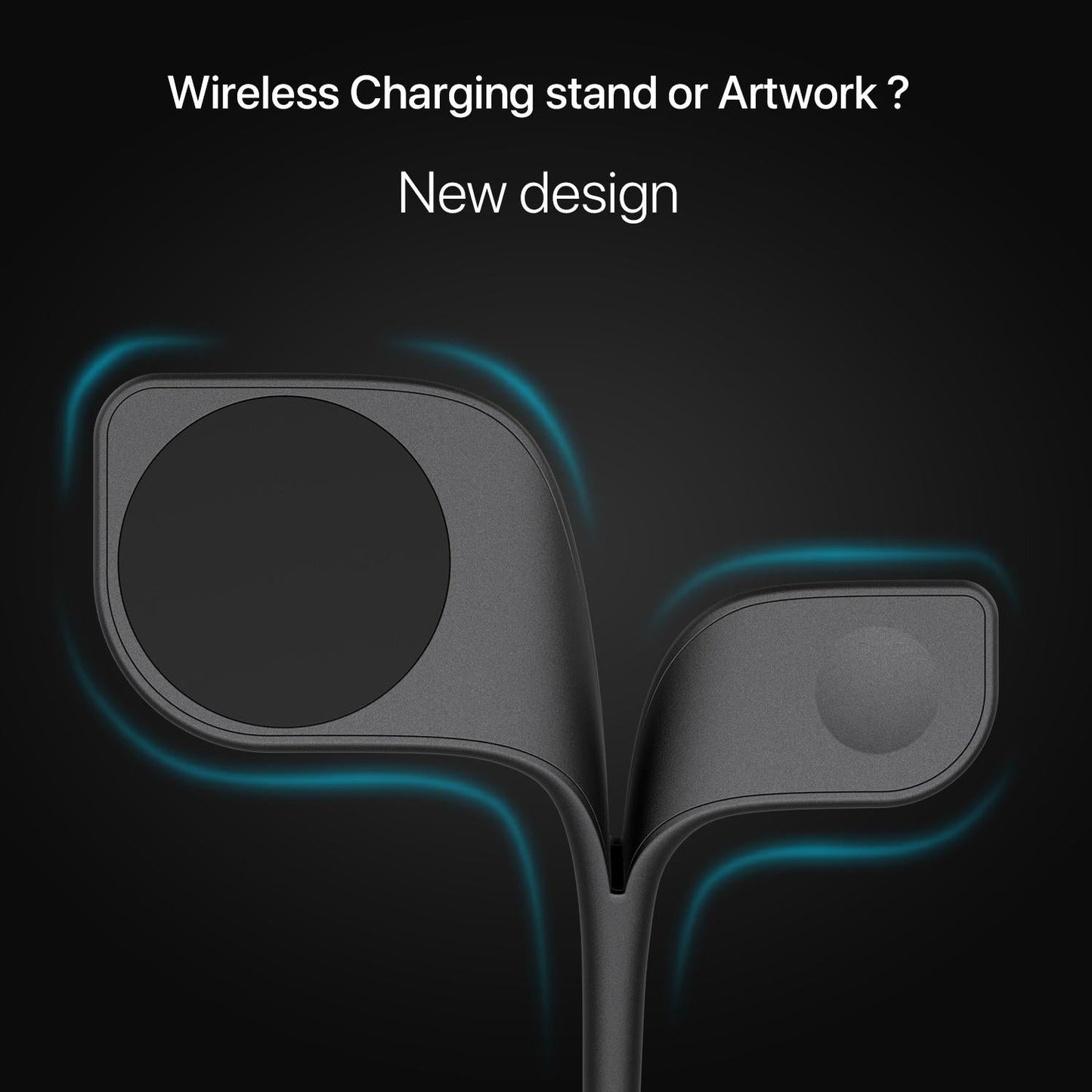 15W 5 In 1 Magnetic Wireless Charger With Stand - White