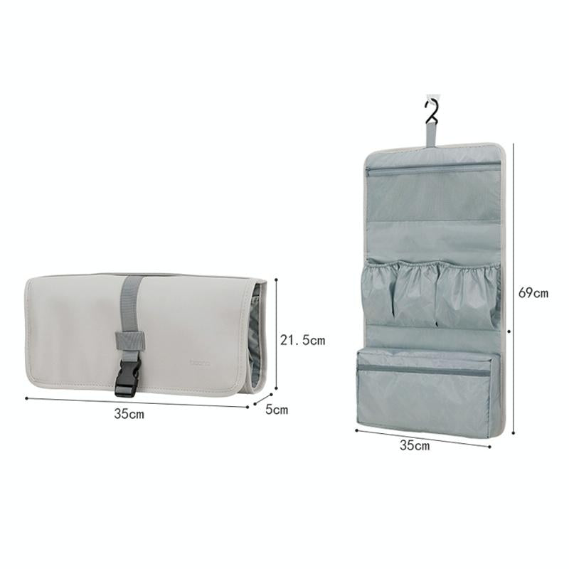 Portable Storage Bag for Dyson Hair Curler - Pu Leather - Grey