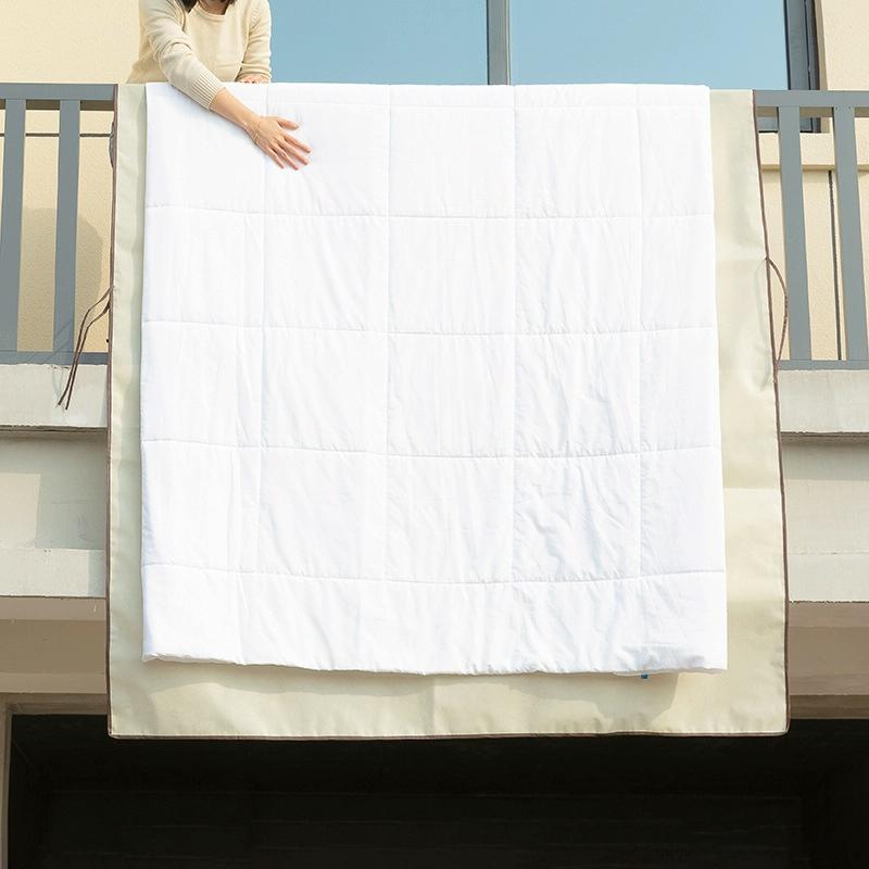 Thickened Non Woven Sunbed Quilt Mat - Light Gray