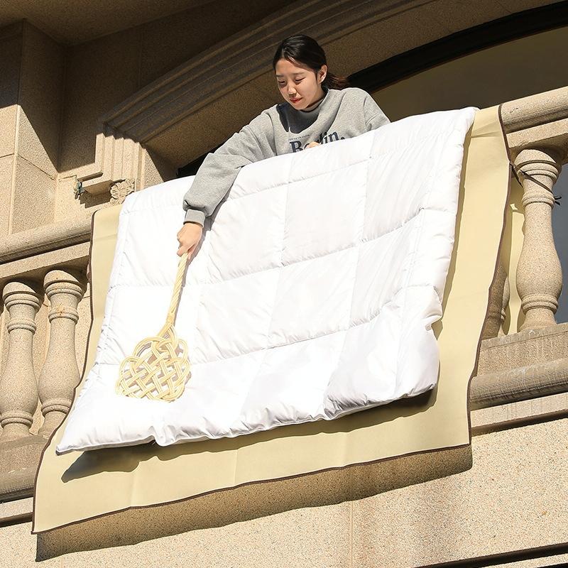 Thickened Non Woven Sunbed Quilt Mat - Light Gray