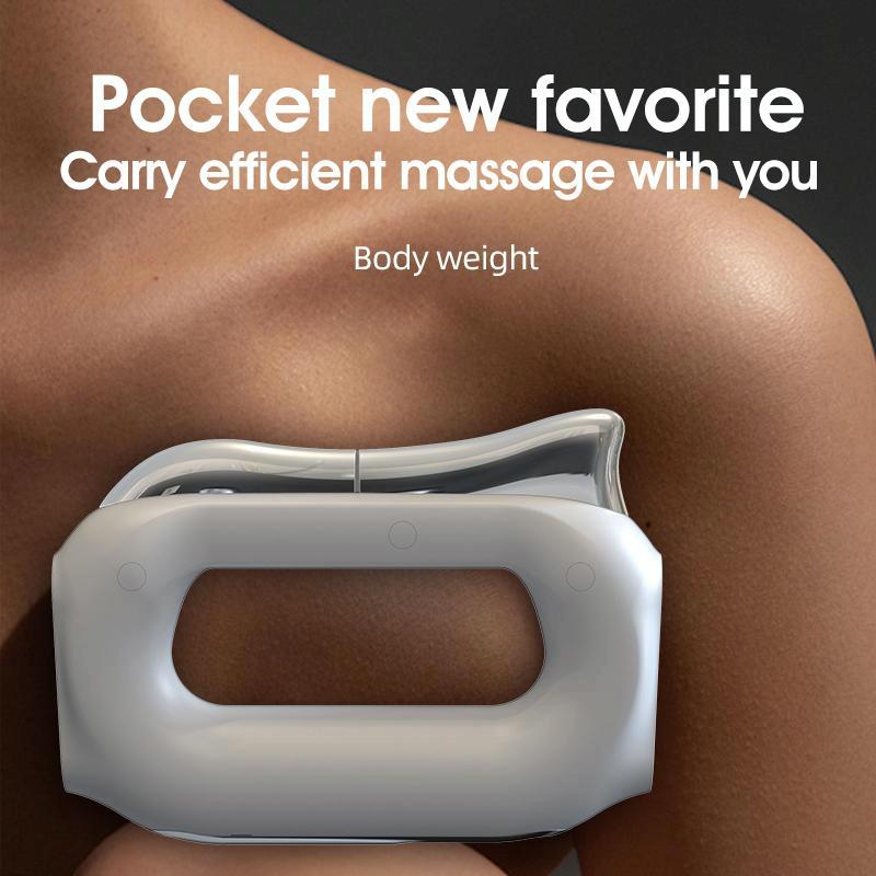 Electric Heating Ems Meridian Dredge Fascia Knife Pain Relief Tool - White