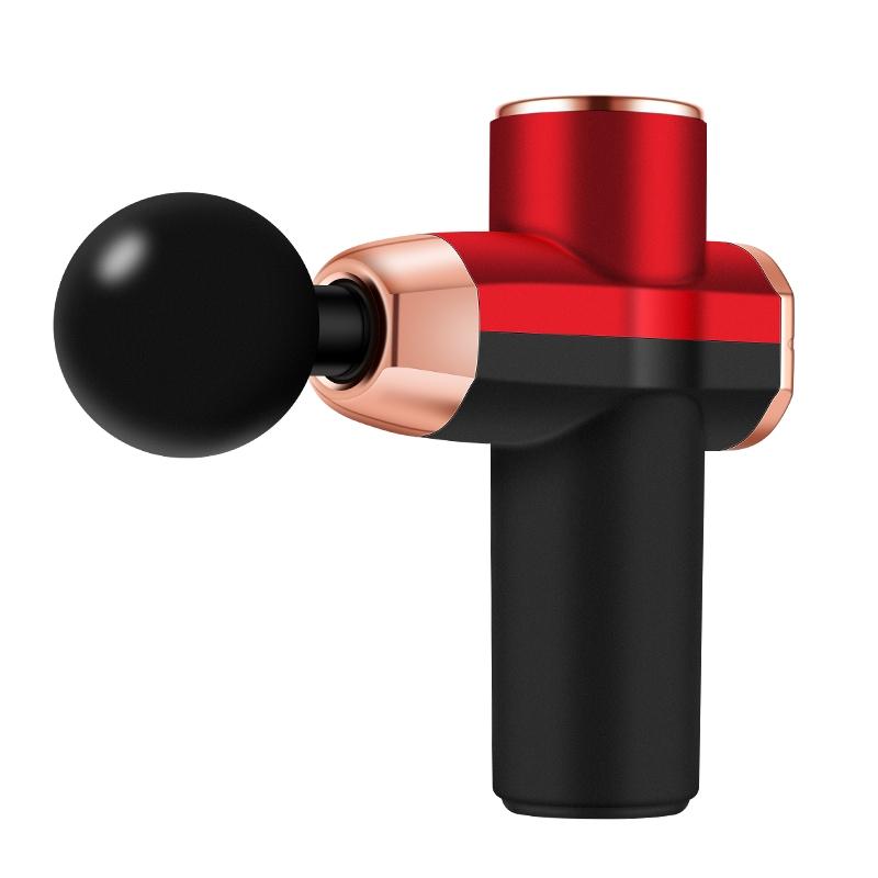 Compact 12V Muscle Relax Massage Gun - Mini Size - Black Green