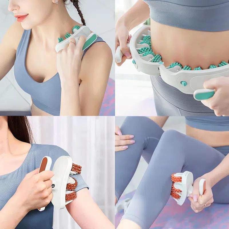 Kedu Slimming Leg Roller Inner Thigh & Calf Massager - Brick Red