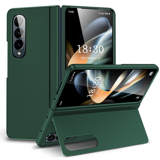 For Samsung Galaxy Z Fold4 5G Foldable Phone Case With Holder - Full Coverage - Green
