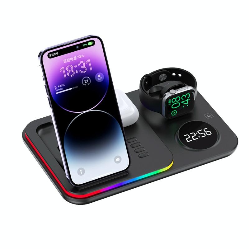 30W Wireless Charger Multifunctional - Black