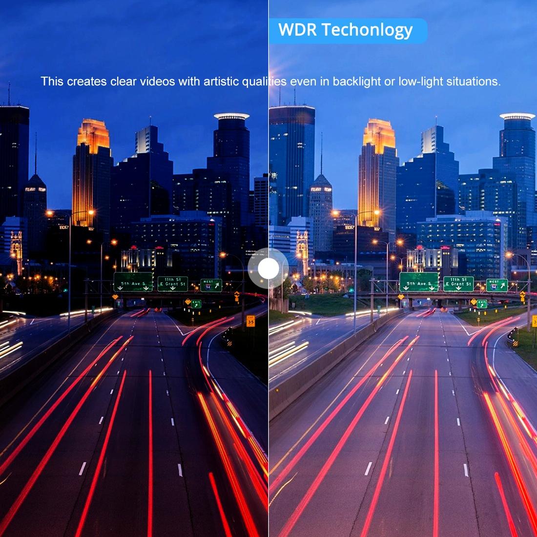 2.4 Lcd Car Dvr Camera with 2880 x 2160p Hd Resolution and 150 Degree Wide Angle View