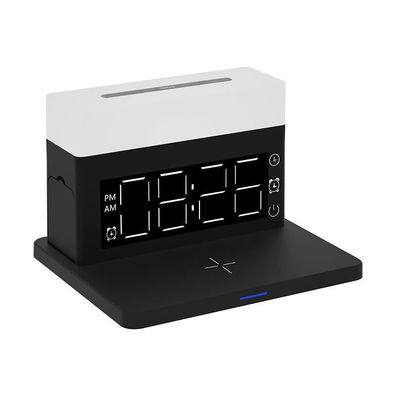 6 In 1 Wireless Charger N65 Multifunction - Black