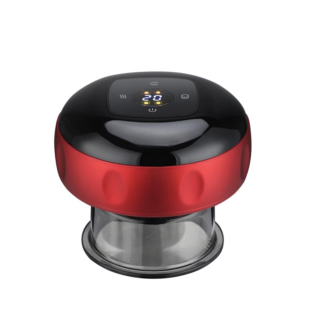 12-Speed Electric Cupping Massage Device Fast Charging - Black