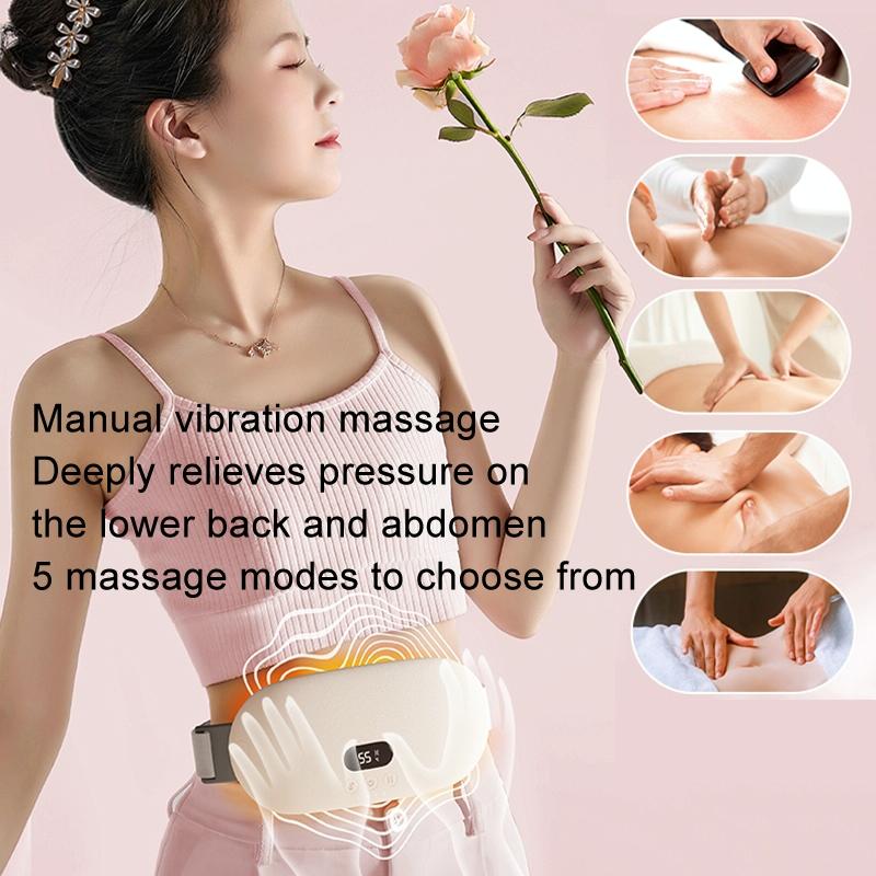 Smart Massage Belt For Abdomen & Waist Electric & Warm - Yellow 4000Mah