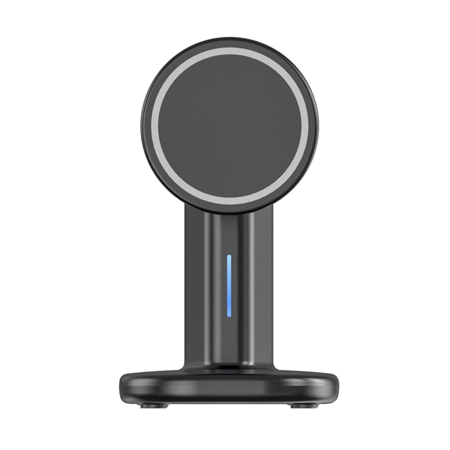 3 In 1 Magnetic Wireless Charger Stand 15W - Black