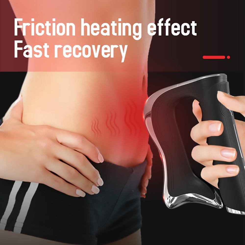 Electric Cervical Spine Massage Instrument Vibration Therapy For Myofascial Muscles - Black