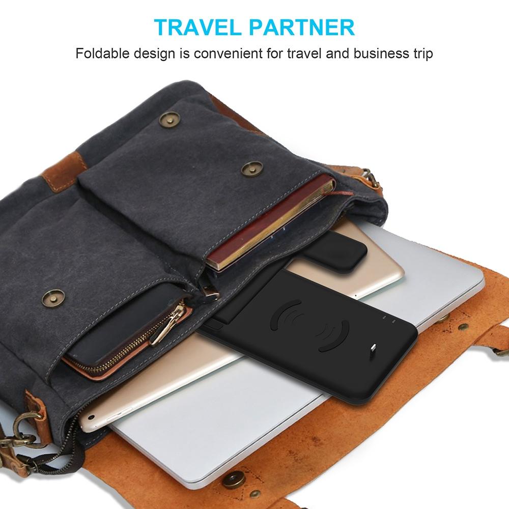 4 In 1 Wireless Charger Stand For Iphone Apple Watch Airpods Dual Phone Charging Black