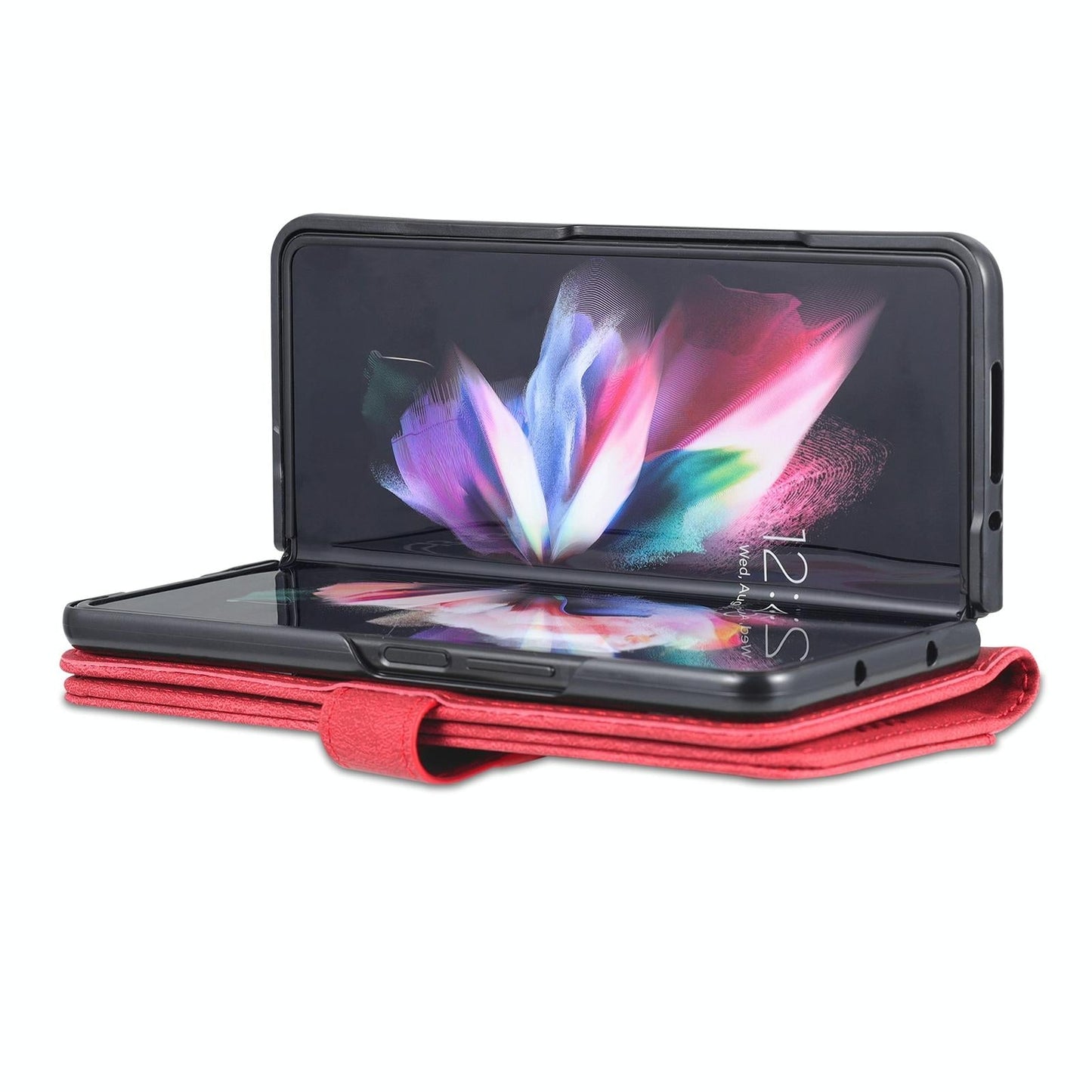 For Samsung Galaxy Z Fold4 5G Horizontal Flip Tpu Phone Case - Red